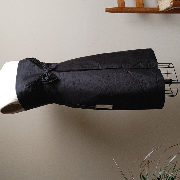 Ann Taylor Dresses & Skirts - NWT'S Ann Taylor Black Tie Event Short Dupioni Silk Dress XS/S